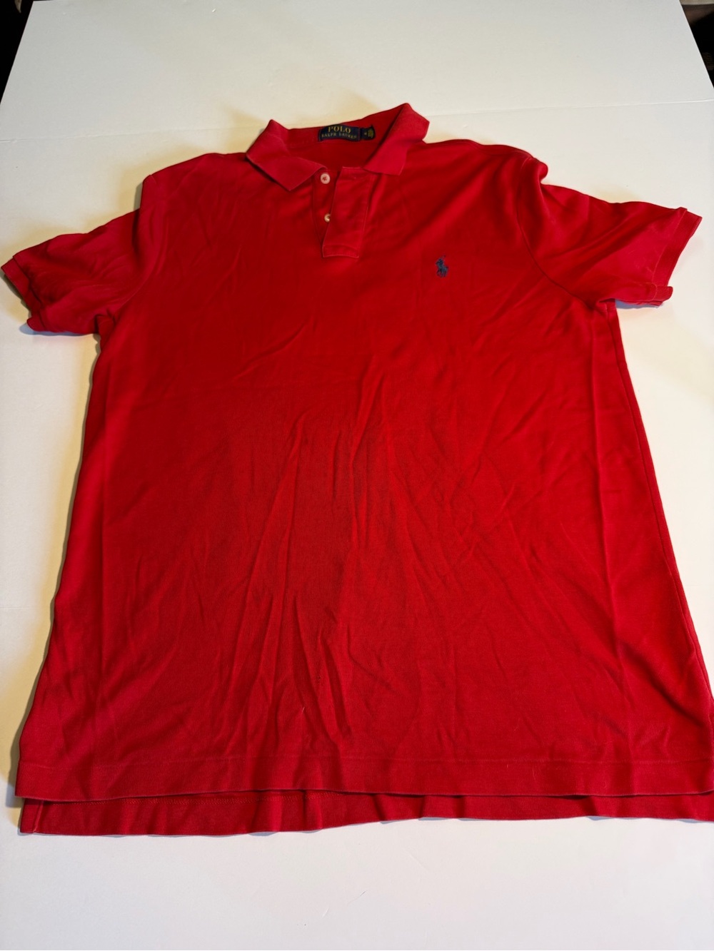 Polo by Ralph Lauren Red Classic Short-Sleeve Polo Shirt